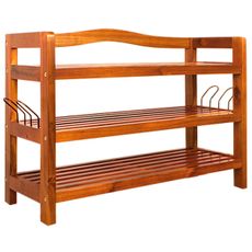 Stojan na topánky z agátového dreva 85 cm x 26 cm x 62 cm | hnedá