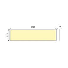 LED Podhľadový panel OREGA PLUS 120 LED/40W/230V 4000K IP40