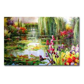 Nástenný obraz na plátne Impressionist Garden, 70 × 45 cm