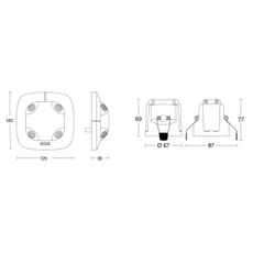 Steinel 079581 - Prezenčný hlásič DualTech KNX biela