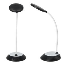 LED Stmievateľná nabíjacia stolná lampa VISUA LED/5W/5V 3000-5000K čierna