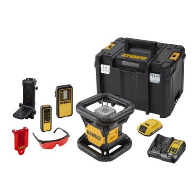 Aku rotačný červený laser 18 V DeWALT DCE079D1R