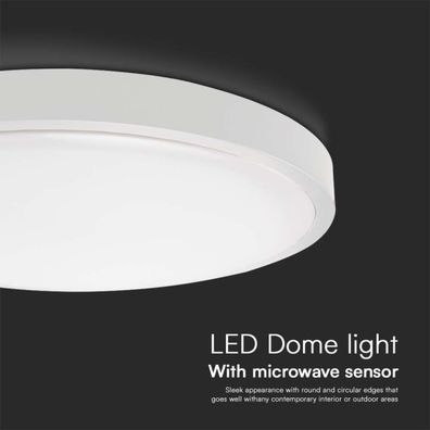 LED Kúpeľňové stropné svietidlo so senzorom LED/18W/230V 4000K IP44 biela