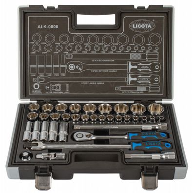 Gola sada 1/2" Licota, 35 dielov - LIALK0008