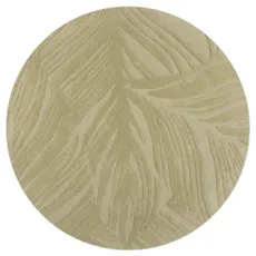 Flair Rugs Kusový koberec Solace Lino Leaf Sage kruh - 160x160 (priemer) kruh cm