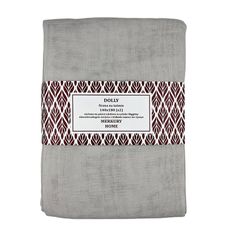 Záclona na páske Dolly polyester svetlosivá 140x180 (x2) Merkury Home