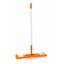 BRILANZ Mop plochý ženilkový s teleskopickou tyčou 120 cm, oranžový