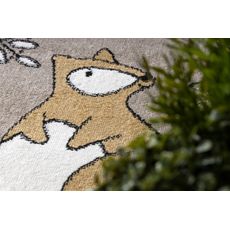 Dywany Łuszczów , Detský kusový koberec Fun Forester beige, 180x270, viacfarebná, detská izba