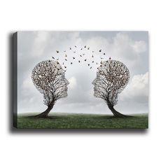 Wallity Obrázok FACES OF TREES 70 x 100 cm
