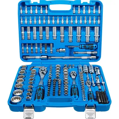 Gola sada a sada nástrčných kľúčov "Gear Lock", 1/4", 3/8" a 1/2", 192 ks