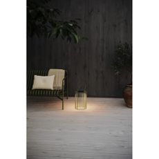 Zelený vonkajší solárny LED lampáš na USB (výška 54 cm) Cavia – Markslöjd