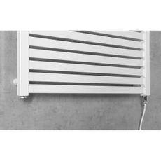 Aqualine - Kúpeľňový elektrický radiátor TONDI-E 400W/230V 97 cm biela
