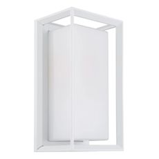 Globo 31982W - Vonkajšie nástenné svietidlo LOGANA 1xE27/60W/230V IP44 biela