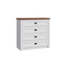 Komoda Provence K4 Biela