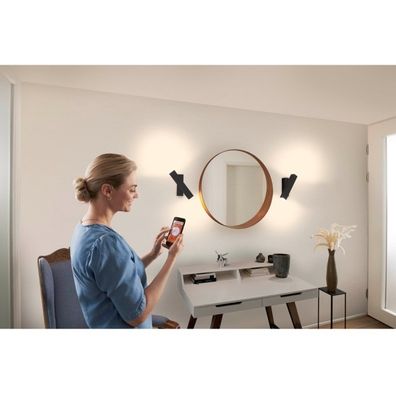 Ledvance - LED Stmievateľné nástenné svietidlo SMART+ CROSS 2xLED/6W/230V Wi-Fi
