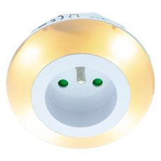 Retlux - LED Orientačné svietidlo so súmrakovým senzorom a zásuvkou LED/0,6W/230V