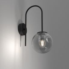 Nástenná lampa CAMBRIDGE 1xE14/60W/230V čierna