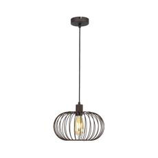 Klausen KL111059 - Luster na lanku WIRE 1xE27/15W/230V hnedá