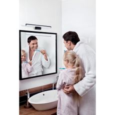 Kanlux 34930 - LED Kúpeľňové osvetlenie zrkadla ASTIM LED/8W/230V IP44 čierna