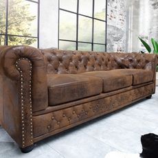Estila Luxusná elegantná pohovka Chesterfield 205cm