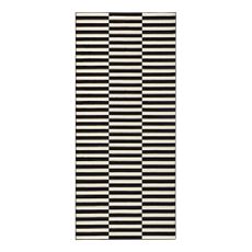 Čierno-biely behúň Hanse Home Gloria Panel, 80 x 200 cm