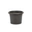 Plastia Samozavlažovací kvetináč Narza pr. 25 cm, antracit, pr. 25 cm