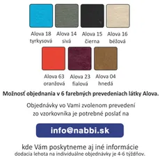 KONDELA Charlot kreslo (ušiak) hnedá