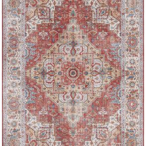 Nouristan - Hanse Home koberce Kusový koberec Asmar 104013 Brick / Red - 80x150 cm