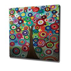 Wallity Obraz na plátne Wild tree KC264 45x45 cm