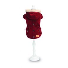Psí oblečok Croci Parka Bordeaux