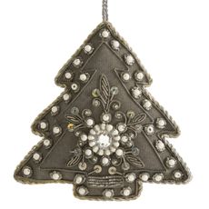 VIANOČNÁ DEKORÁCIA TREE 9 SADA 10KS CM ŠEDÁ