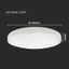 LED Kúpeľňové stropné svietidlo so senzorom LED/18W/230V 4000K IP44 biela