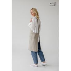 Ľanová zástera Crossback - Linen Tales