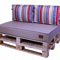 Golden Garden Paletové sedenie GG34 podsedák a vankúš 120cm x 80cm x 15cm Pásiky