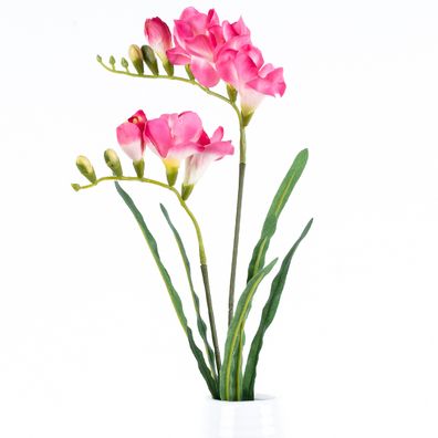 Umelá kvetina Frézia ružová, 57 cm