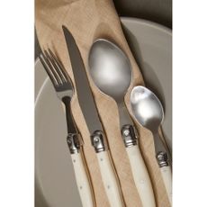 Antikoro príbor v krémovej a prírodnej farbe 16 ks Swiss – Premier Housewares