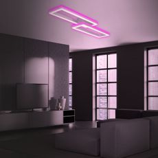Brilo - LED RGBW Stmievateľný prisadený luster FRAME 2xLED/21W/230V 2700-6500K+ DO