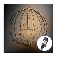 Aigostar -LED Vonkajšia vianočná dekorácia LED/3,6W/230V guľa 30cm IP44 teplá biela