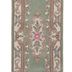 Flair Rugs koberce Ručne všívaný behúň Lotus premium Green - 67x210 cm