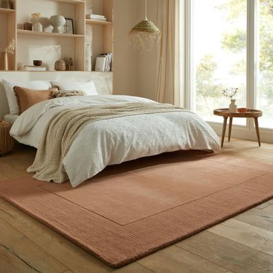 Vlnený koberec v tehlovej farbe 120x170 cm - Flair Rugs