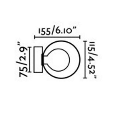 FARO 40086 - Kúpeľňové nástenné svietidlo PERLA 1xG9/6W/230V IP44