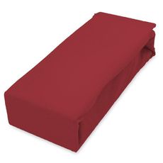 Plachta jersey s gumičkou 90x200 červená