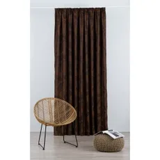 Tmavohnedý záves 210x245 cm Nydia – Mendola Fabrics