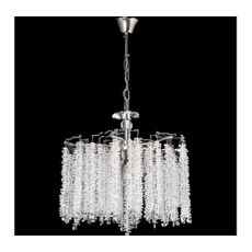Luster na reťazi 6xE14/60W/230V pr. 46 cm lesklý chróm