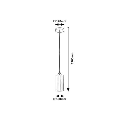 Rabalux - Luster na lanku 1xE27/40W/230V