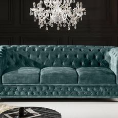 Chesterfield pohovka 3-miestna MIDAS Dekorhome