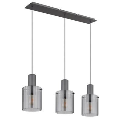 Globo 15904-3H - Luster na lanku TULIVAR 3xE27/40W/230V šedá