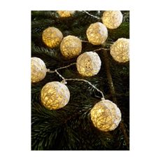 Markslöjd 703901 - Vianočná dekorácia SIA LED/0,06W/3xAA 150cm