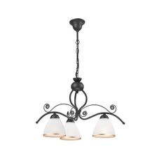 Luster na reťazi RETRO II 3xE27/60W/230V antracit