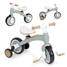 Dětské odrážedlo 3v1 COMBO ECOTOYS zelené